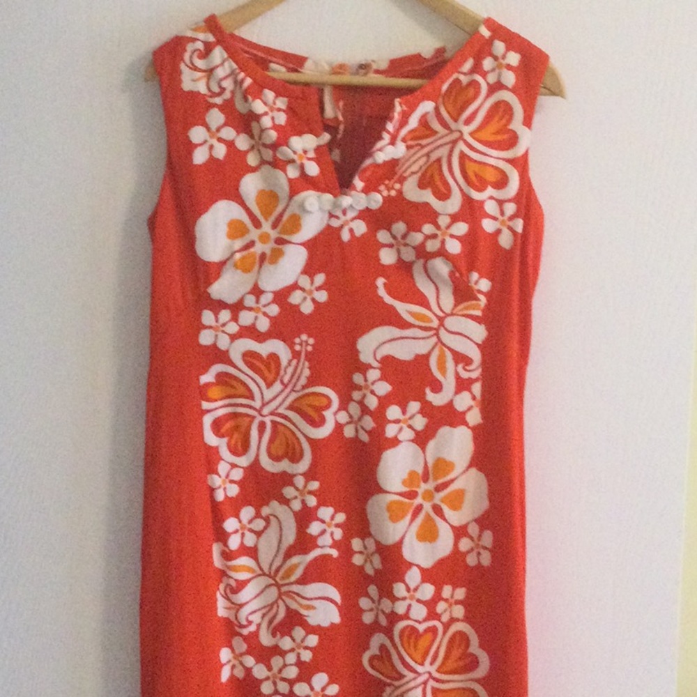 Vintage Sears Hawaiian Fashions Maxi Dress